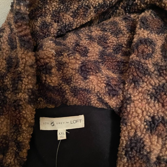 LOU AND GREY FAUX FUR LEOPARD JACKET - Picture 9 of 10